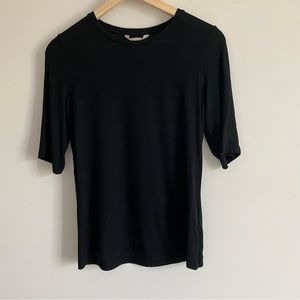 Banana Republic Ribbed Elbow Length Top